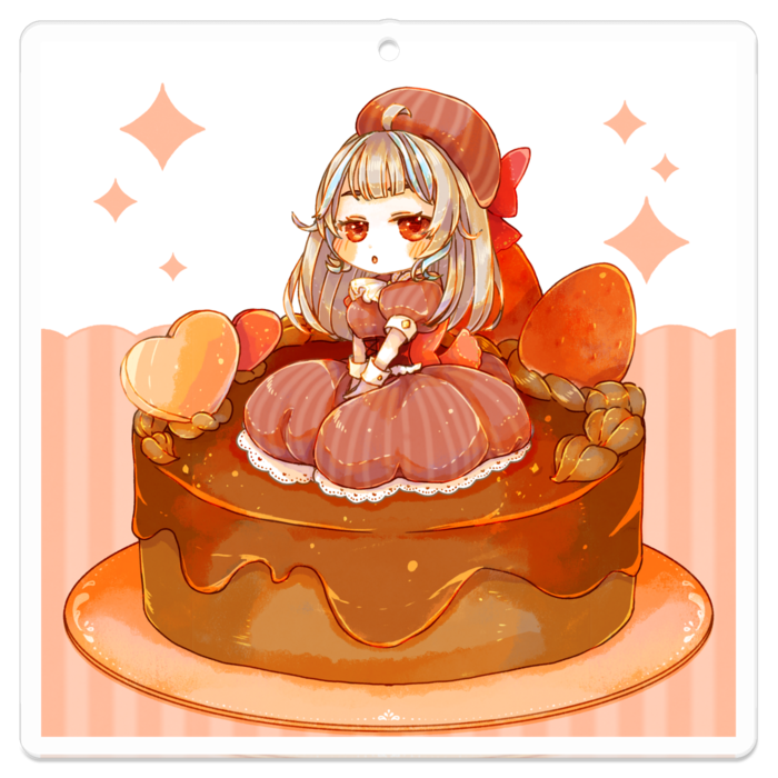 アクリルキーホルダー - 70 x 70 (mm)