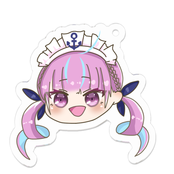 アクリルキーホルダー - 50 x 50 (mm)