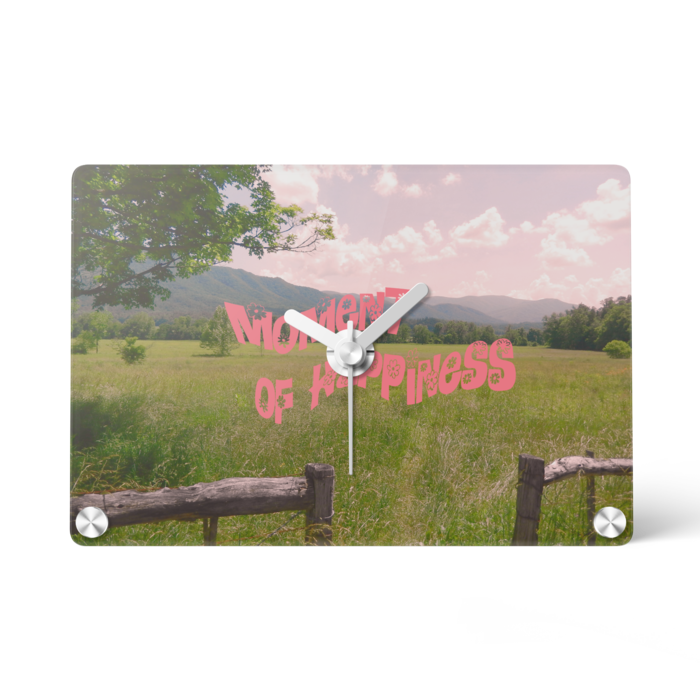 草原のアクリル時計 Luko Booth