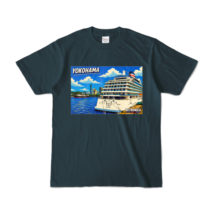 カラーTシャツ - S - デニム (濃色)