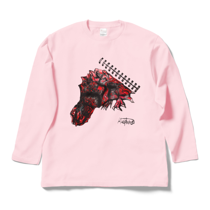 ロングスリーブTシャツ - L - ライトピンク