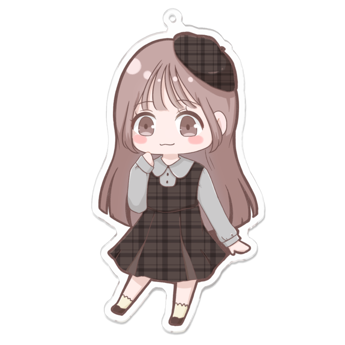 アクリルキーホルダー - 100 x 100 (mm)