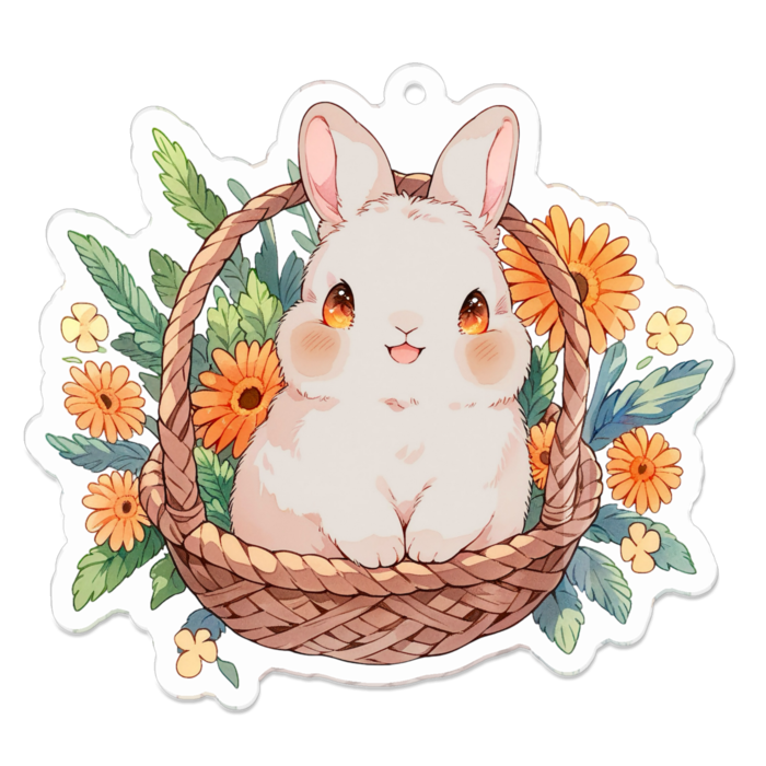 アクリルキーホルダー - 70 x 70 (mm)