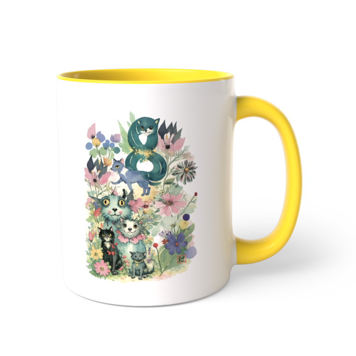 ツートンカラーマグカップ - 直径 8.2cm / 高さ 9.5cm(1)