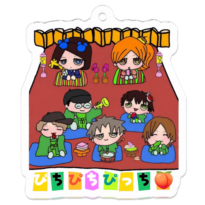 アクリルキーホルダー - 50 x 50 (mm)
