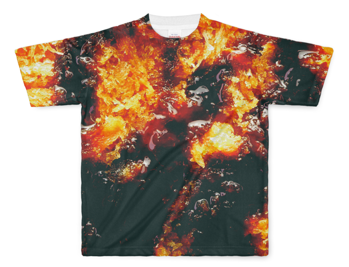 フルグラフィックTシャツ - L - 両面印刷