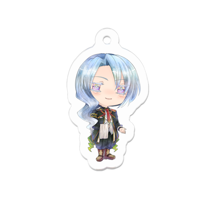 アクリルキーホルダービジュナル - 50 x 50 (mm)