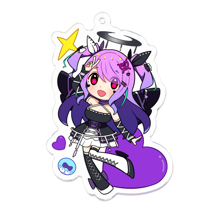 アクリルキーホルダー - 70 x 70 (mm)