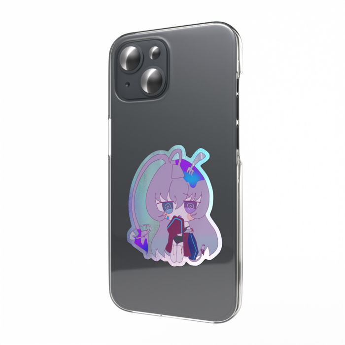 オーロラスマホステッカー - 縦