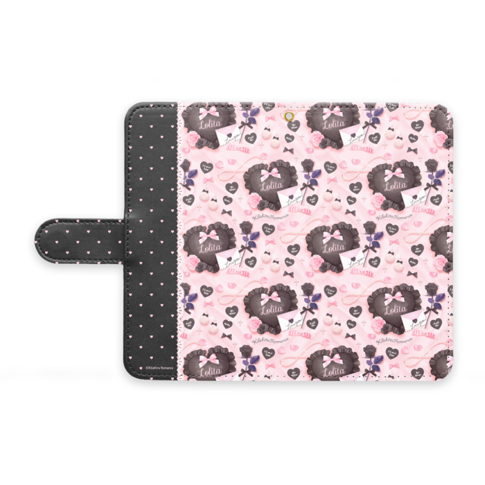 手帳型Androidケース - M - ストラップ穴 あり