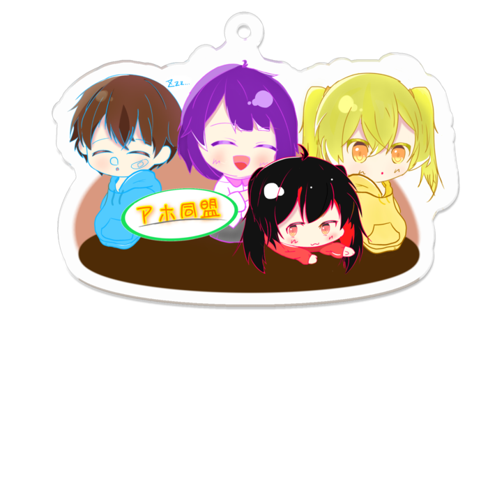 アクリルキーホルダー - 70 x 70 (mm)