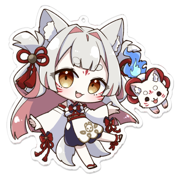 アクリルキーホルダー - 100 x 100 (mm)