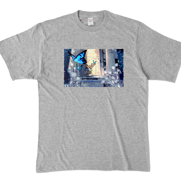 カラーTシャツ - XL - 杢グレー (濃色)