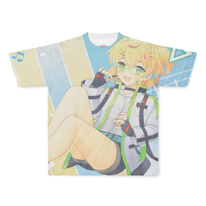 フルグラフィックTシャツ - L - 正面印刷のみ