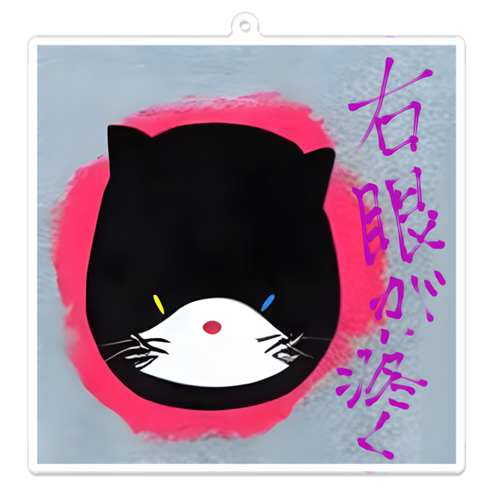 アクリルキーホルダー - 100 x 100 (mm)