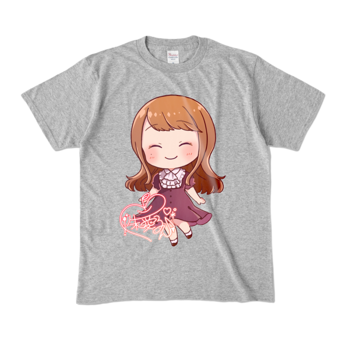 カラーTシャツ - M - 杢グレー (濃色)