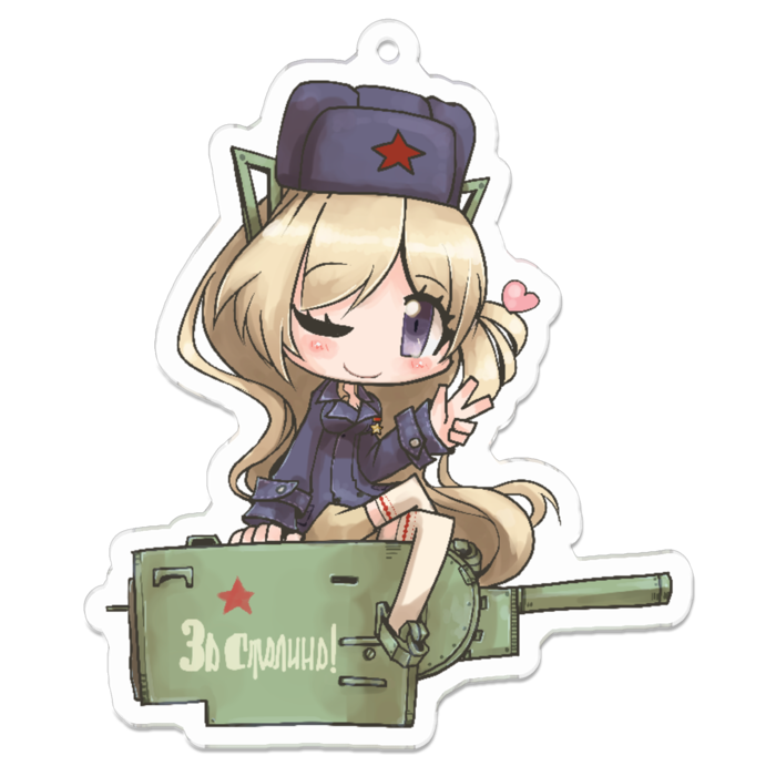 アクリルキーホルダー - 70 x 70 (mm)