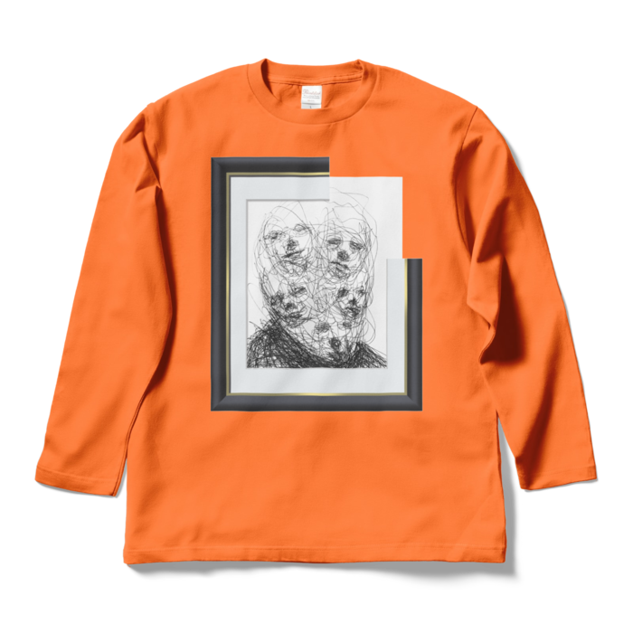 ロングスリーブTシャツ - L - オレンジ