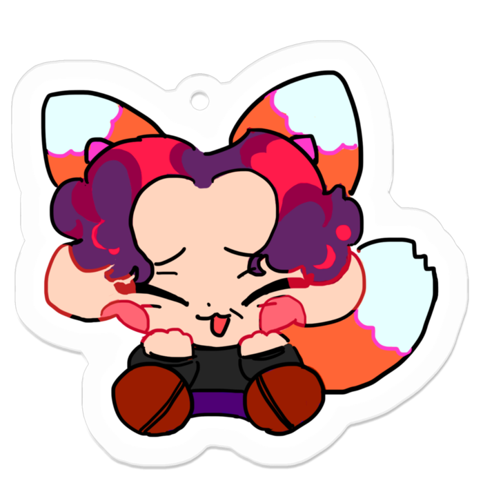 アクリルキーホルダー - 50 x 50 (mm)