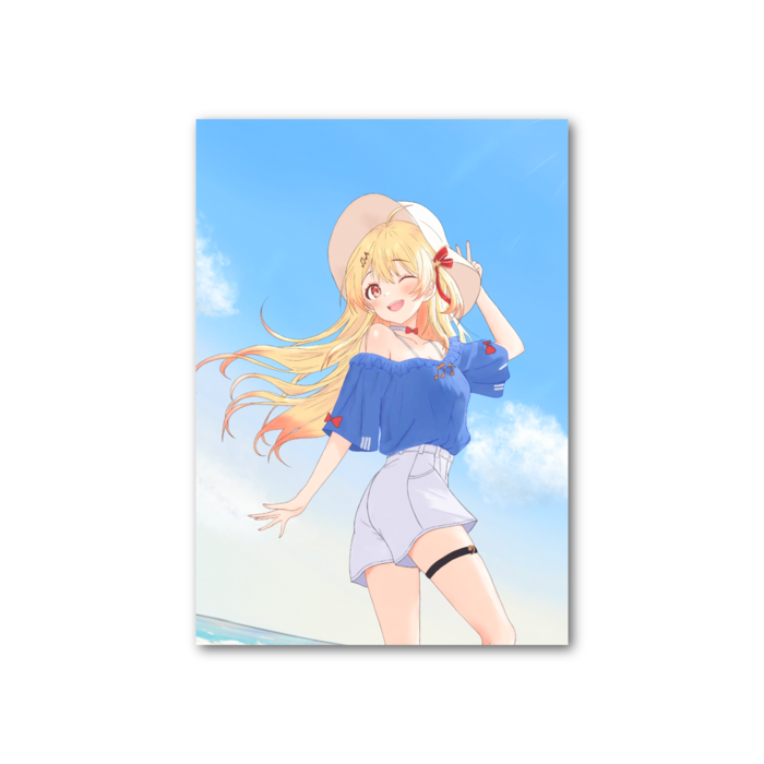フォト風カード - 縦 - 片面