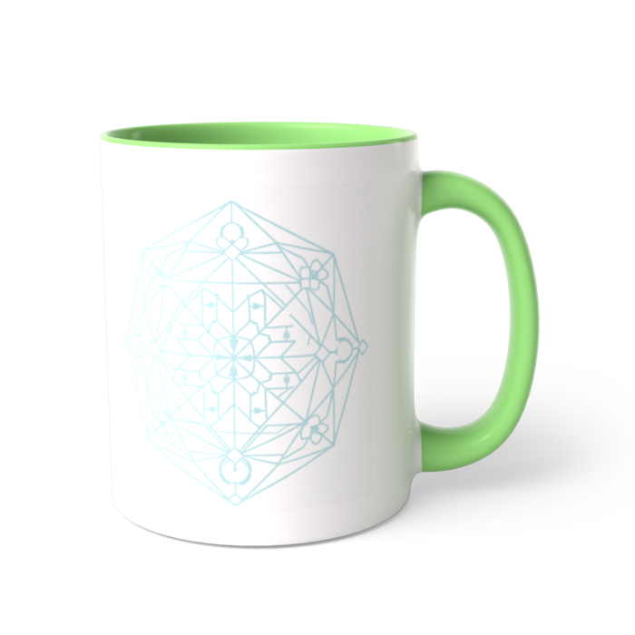 ツートンカラーマグカップ - 直径 8.2cm / 高さ 9.5cm