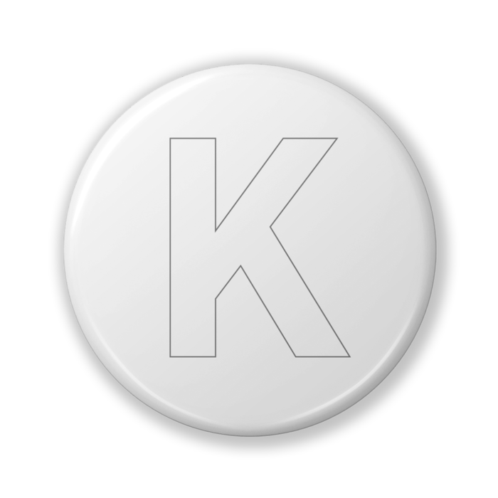 【K(ケイ)】〈ホワイト〉缶バッジ- 32mm