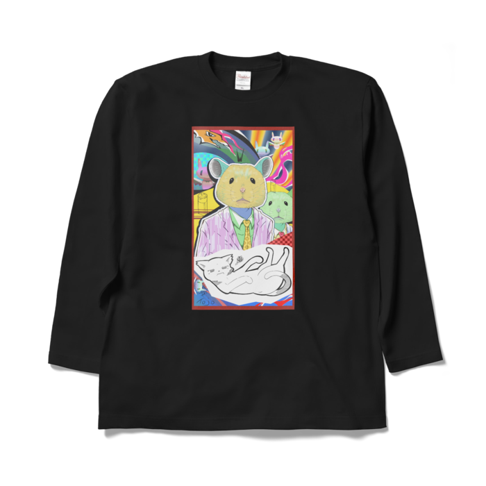 ロングスリーブTシャツ - XL - ブラック