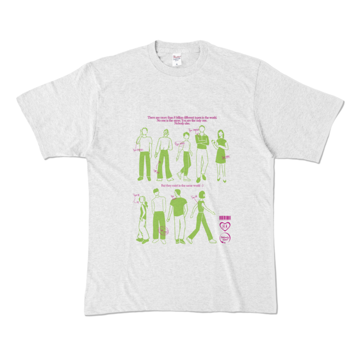 アッシュTシャツ - XL - pink
