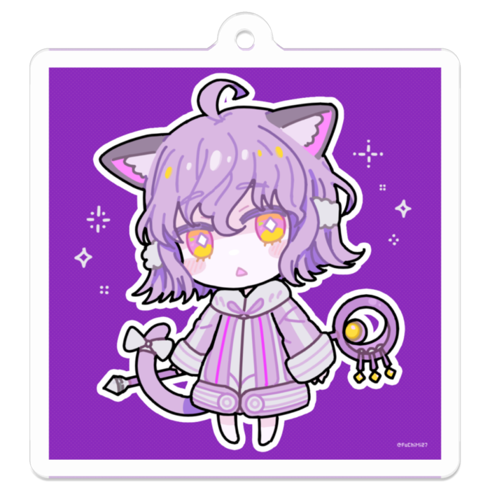 アクリルキーホルダー - 50 x 50 (mm)