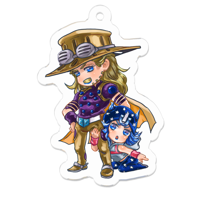 アクリルキーホルダー - 50 x 50 (mm)