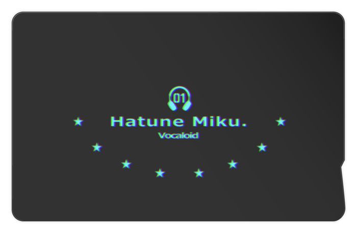 ICカードステッカー - 約85.7x53.9(mm)