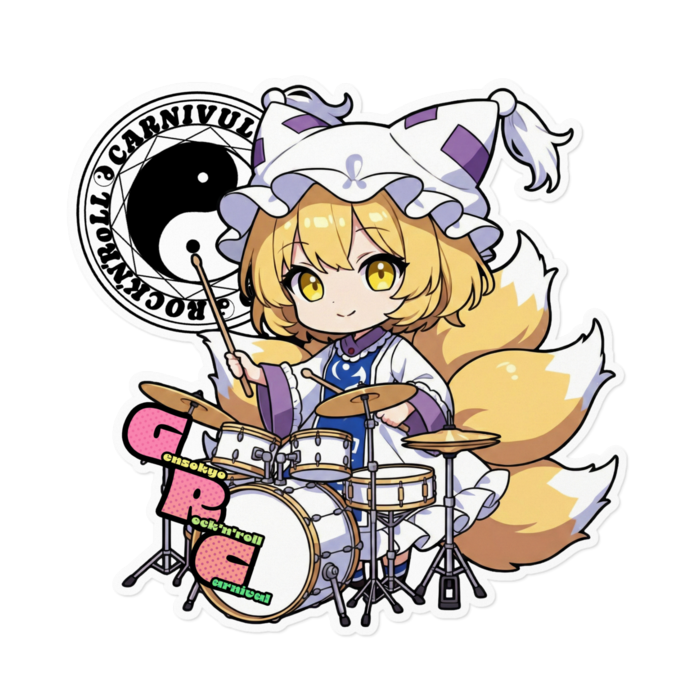 ステッカー - 160 x 160 (mm)