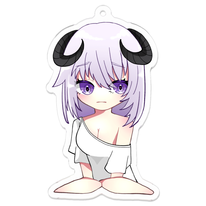 ぺたん座りVer.アクキー - 70 x 70 (mm)