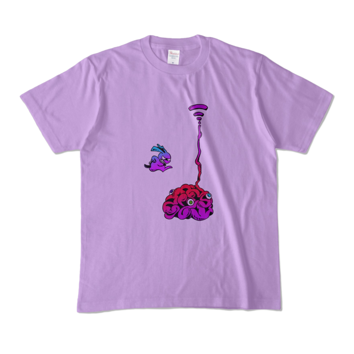 カラーTシャツ - M - ライトパープル (淡色)