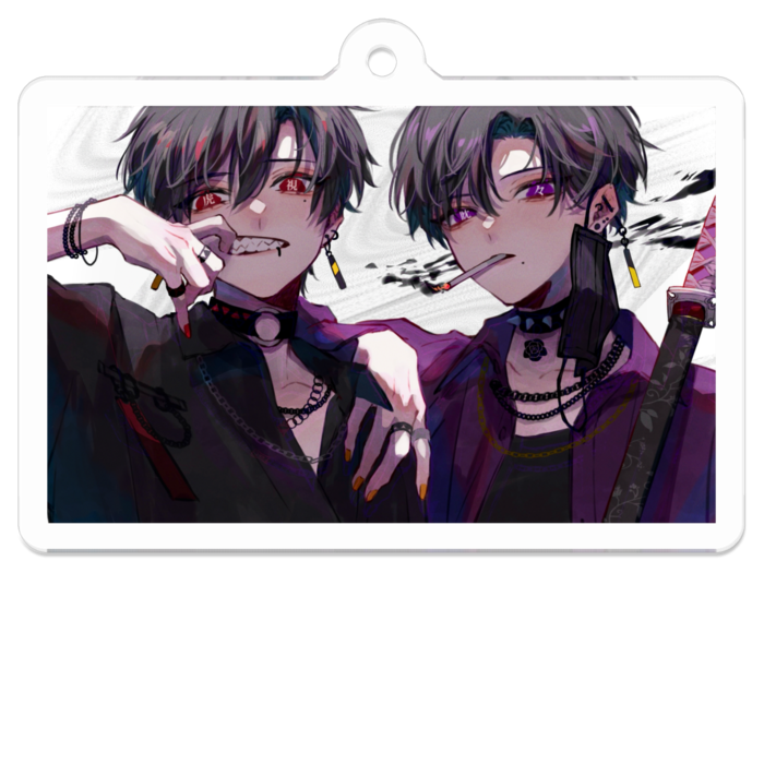 アクリルキーホルダー - 50 x 50 (mm)