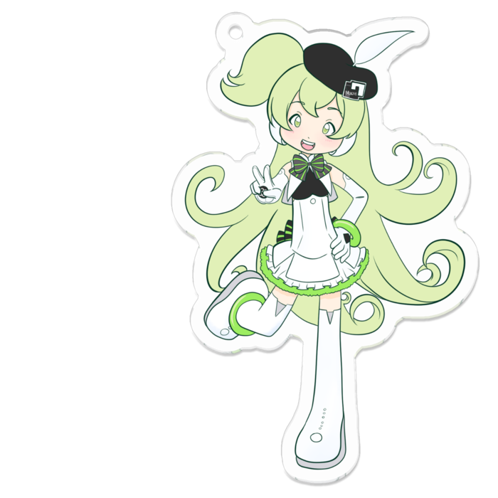 アクリルキーホルダー（コーティング） - 70 x 70 (mm)