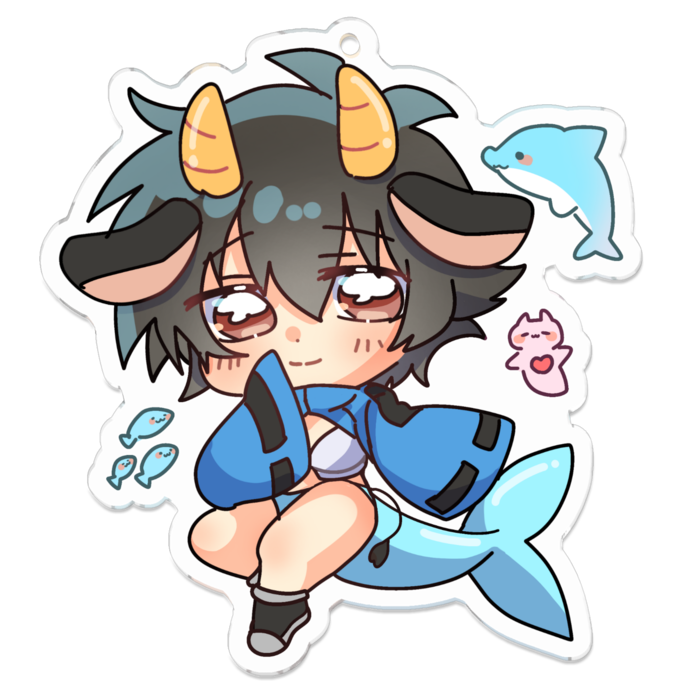 アクリルキーホルダー - 70 x 70 (mm)