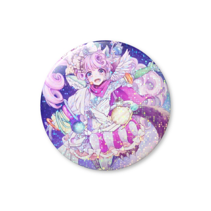 ホログラム缶バッジ - 76mm