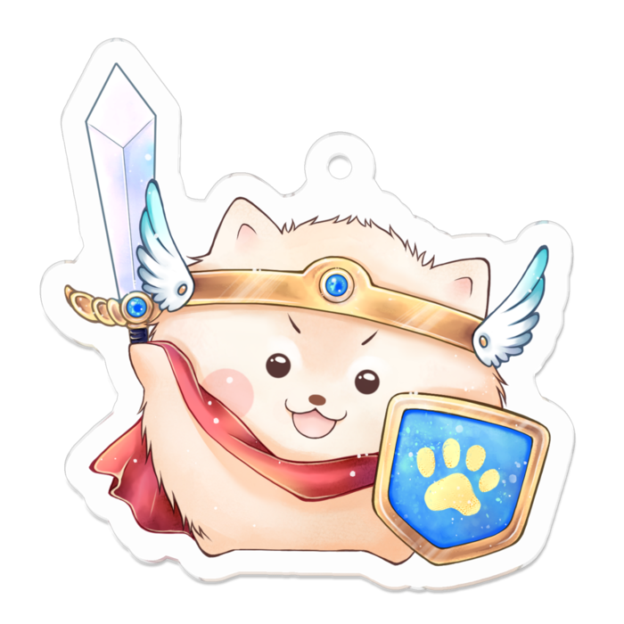 アクリルキーホルダー - 50 x 50 (mm)