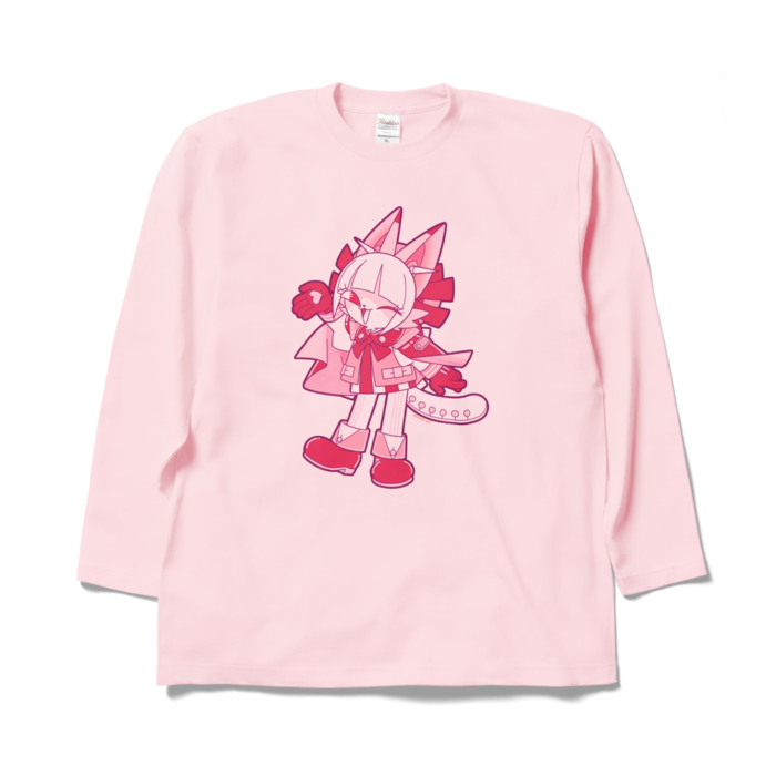 ロングスリーブTシャツ - XL - ライトピンク
