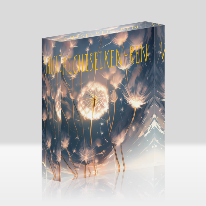 アクリルブロック - 100x100mm