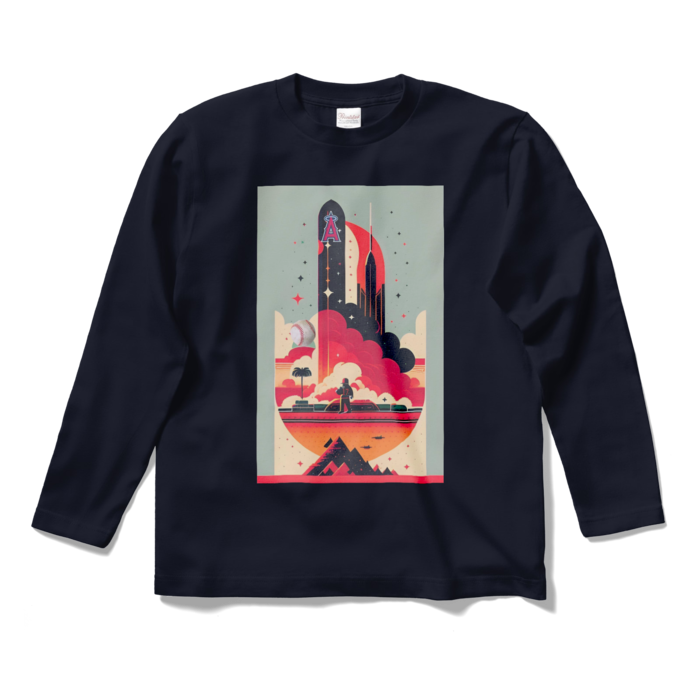 ロングスリーブTシャツ - S - ネイビー