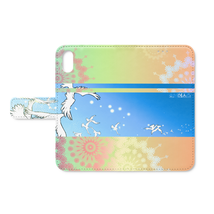 手帳型iPhoneケース - iPhone XS / X - ストラップ穴 なし