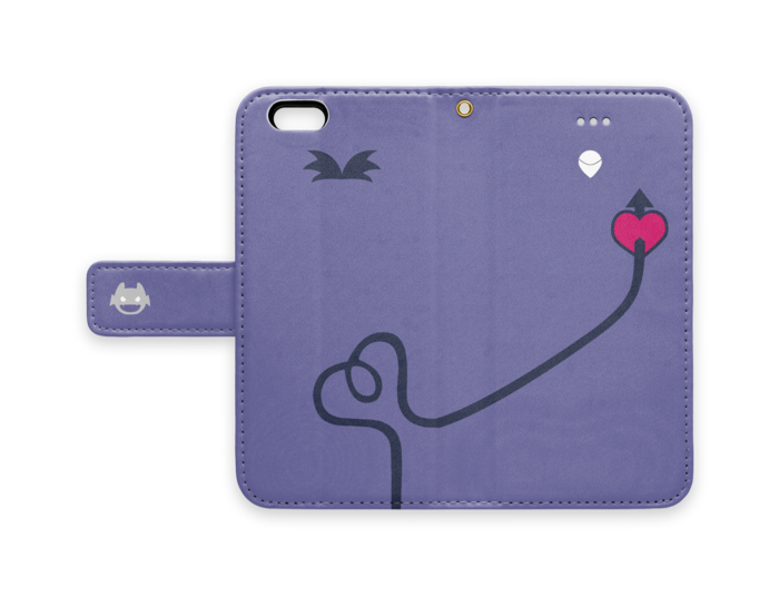手帳型iPhoneケース - iPhone6 - ストラップ穴 あり