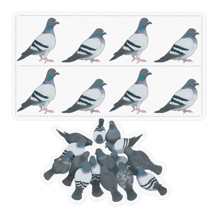 ステッカー - 100 x 100 (mm)