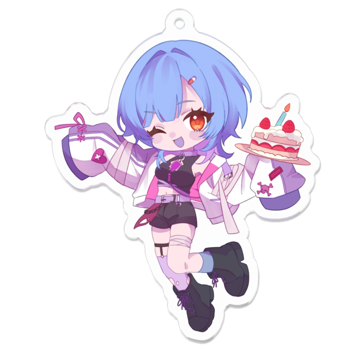 アクリルキーホルダー - 70 x 70 (mm)