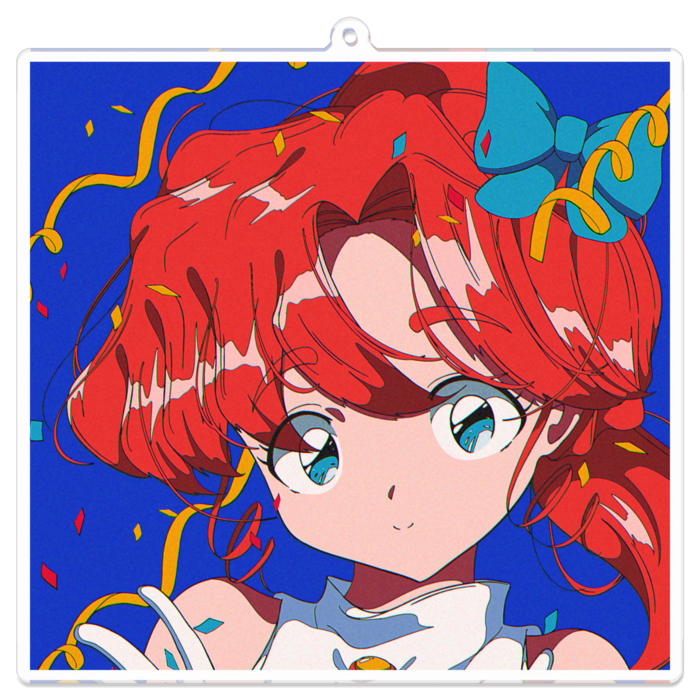 アクリルキーホルダー - 100 x 100 (mm)