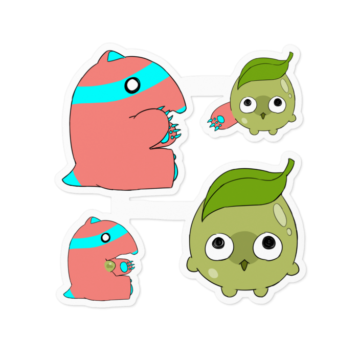 ステッカー - 100 x 100 (mm)