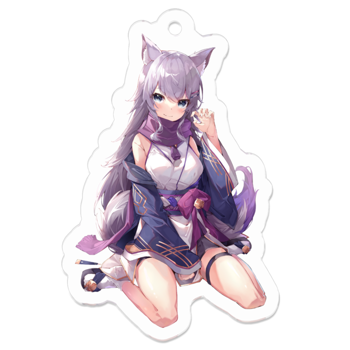アクリルキーホルダー - 50 x 50 (mm)