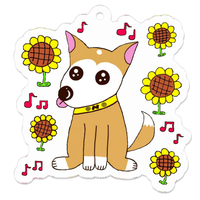 アクリルキーホルダー - 50 x 50 (mm)